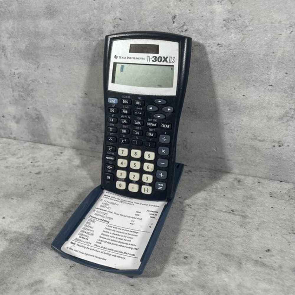 Texas Instruments TI-30X IIS Scientific Calculator Protective Cover TESTED‎